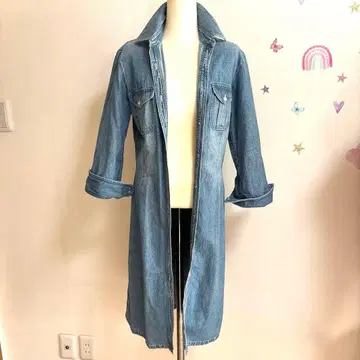 랄프 로렌 데님 롱 셔츠