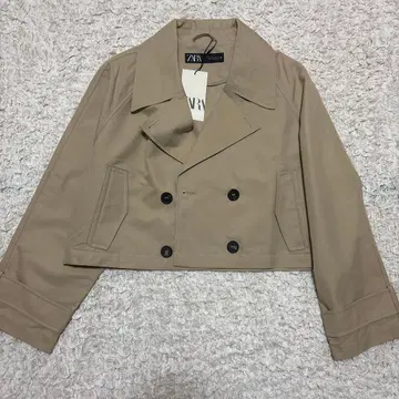zara 아우터 숏 트렌치코트 L 사이즈