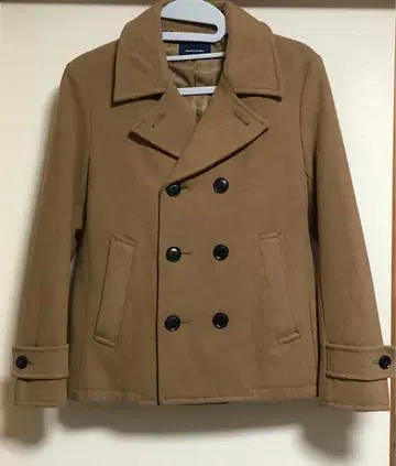 유니온 스테이션 카멜 더블 피 코트 2way 울 01 S