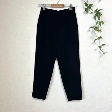 [ 새상품급 ] VINVERT 블랙 크롭 팬츠 7AR [ S ] 스트레치