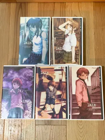 Serial Experiments Lain 전 5권 VHS 세트
