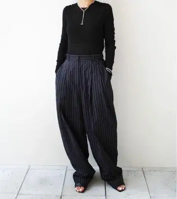 [ 새상품 ] TODAYFUL 자카드 스트라이프 트라우저스