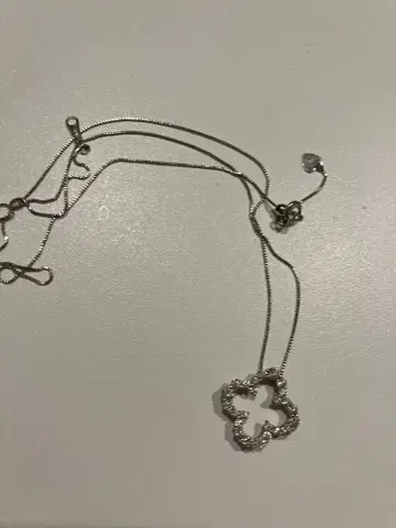 클로버 다이아 목걸이