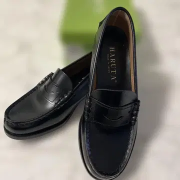 [ 미사용 새상품 ] HARRUTA 블랙 로퍼