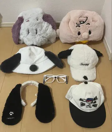 usj 유니버셜 모자 머리띠 스누피 세트 모음