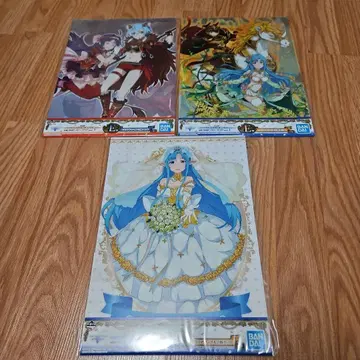 제일복권 소드 아트 온라인 E상 클리어 파일 2장 세트 3종