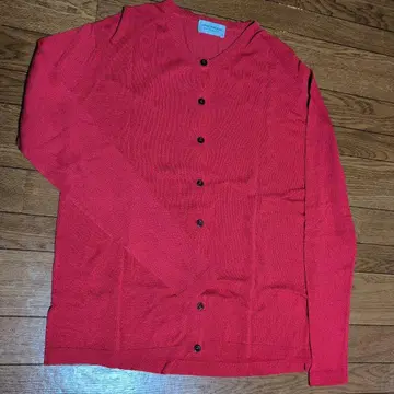 JOHN SMEDLEY 빨간색 니트 가디건