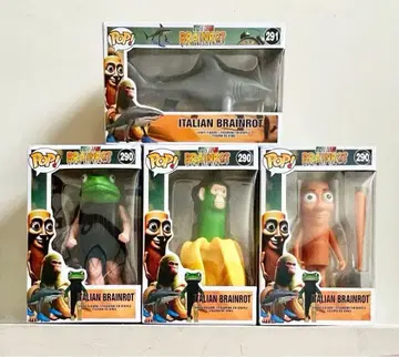 ITALIAN BRAINROT 피규어 4체 세트 (이탈리안 브레인 로트)