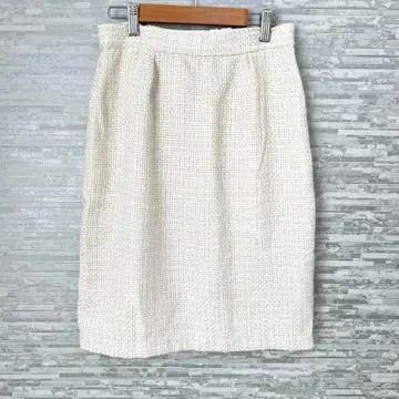 MISCH MASCH 미슈마슈 트위드조 미니 스커트 38 화이트
