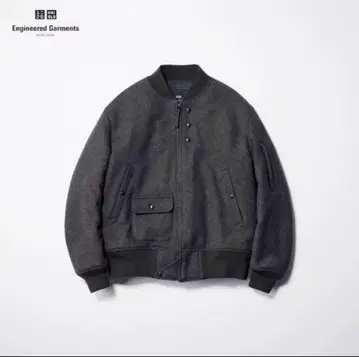레어 유니클로 엔지니어드 가먼츠 MA-1 다크 그레이
