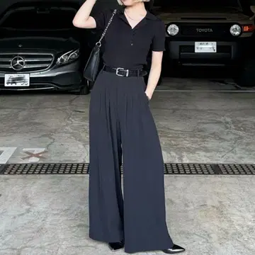 Lui's 턱 와이드 팬츠