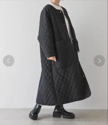 퀼트 x 보아 리버서블 롱 코트