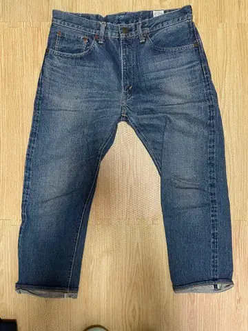 orslow 107 아이비 핏 셀비지 데님