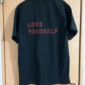 BTS LOVE YOURSELF 티셔츠 월드 투어 블랙