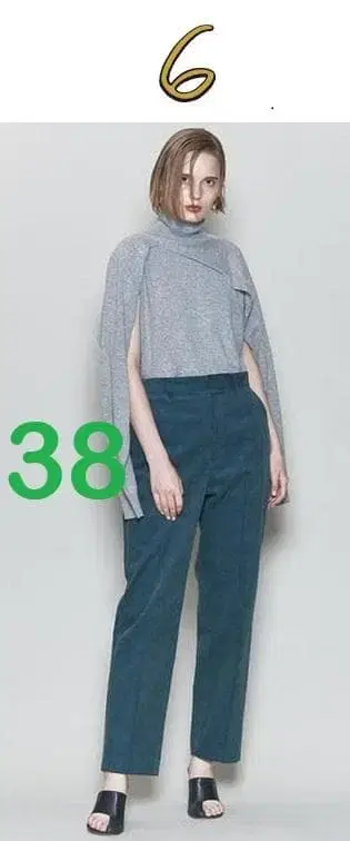 6(ROKU) CORDUROY PANTS 38