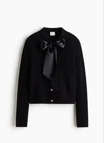 H&M 리본 디테일 가디건