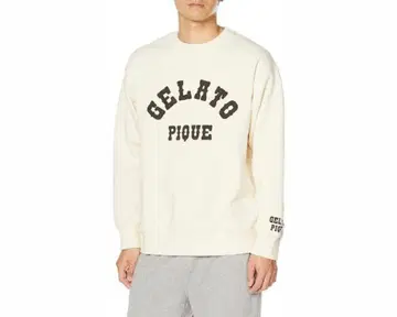 젤라또피케 옴 리사이클 쭈리 칼리지 로고 풀오버 L 남성용