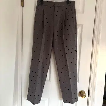 B.C.STOCK 도트 플로키 스틱 팬츠