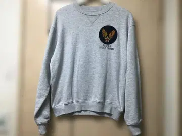 아비렉스 그레이 맨투맨 Keep'em Flying 새상품급