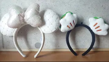 디즈니랜드 머리띠 2개 세트