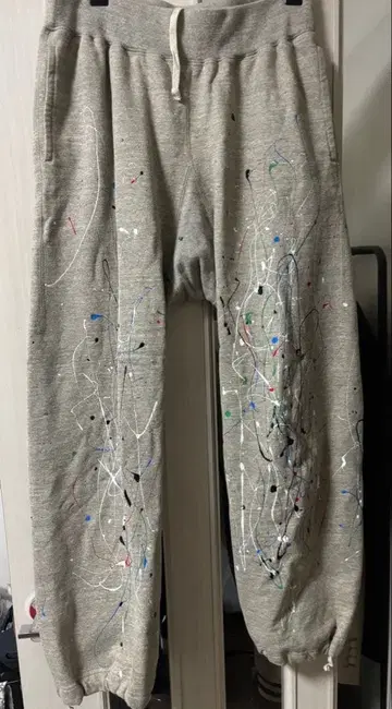 wagamama tokyo 페인트 스웨트 팬츠