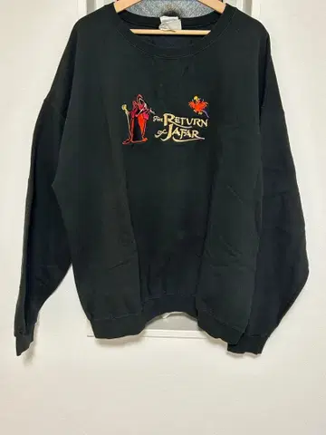 Disney 알라딘 맨투맨 블랙