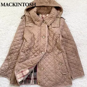 레어 XL 컨디션 최상 매킨토시 퀼팅 코트 2way 후드 탈부착