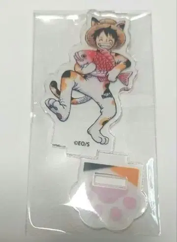 원피스 응모자 전원 서비스 아크릴 mini 피규어 고양이 루피