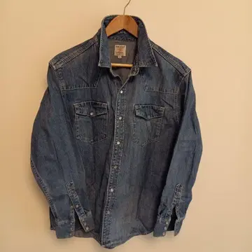 HOUSTON 데님 긴팔 셔츠 XL