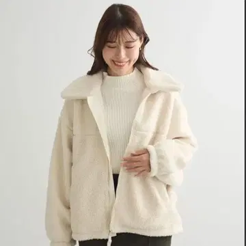 (가격 제시해주세요) [새상품급] 그린 파크 리버서블 콤비 보아 블루종