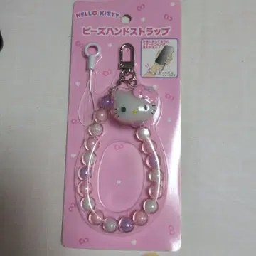 헬로키티 비즈 핸드 스트랩
