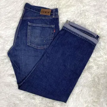 에드윈 EDWIN 505SX W33 5054 셀비지 데님 팬츠
