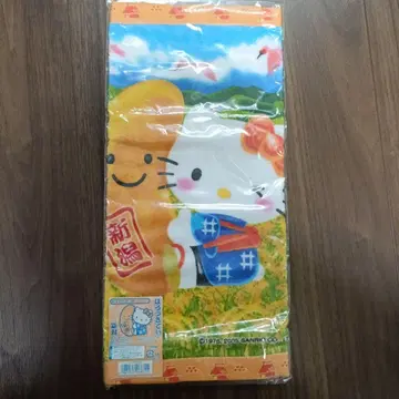 [레어 새상품] 헬로키티 고토치키티 니가타 한정판  핸드 타월 타월