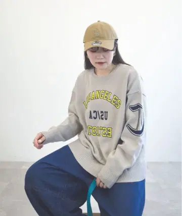 새상품 니코앤드 MODE NORM CORE 자수 니트 풀오버