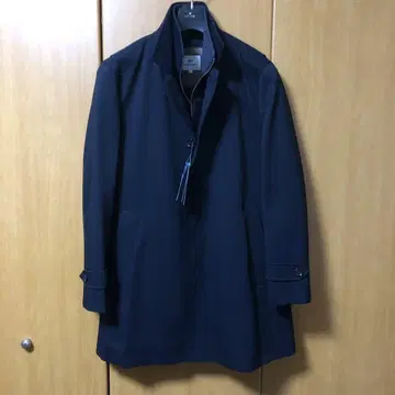 BEAMS HEART / 후디 스탠드 카라 코트