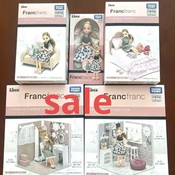 Sale 리카짱 Francfranc 콜라보 5점 컴플리트 세트