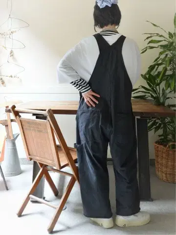 빈티지 치노 오버롤