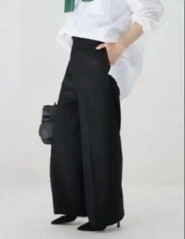 plage worsted wide 팬츠 34 (그레이)