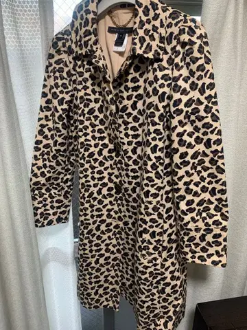 MARC BY MARC JACOBS 레오파드 무늬 롱 코트 XS