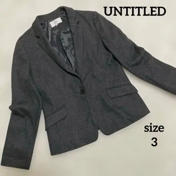 새상품급 언타이틀 부드러운 울 100% 테일러드 자켓 일본제