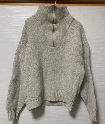 [ Frying Scotsman ] 하프 지퍼 울 니트 스웨터