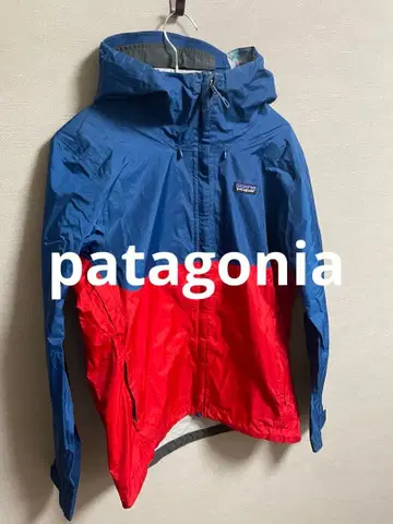 파타고니아 남성용 렌트쉘 자켓 83802 M 파랑 빨간색