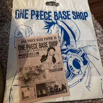 한정판 원피스 베이스샵 쇼핑백 플라이어