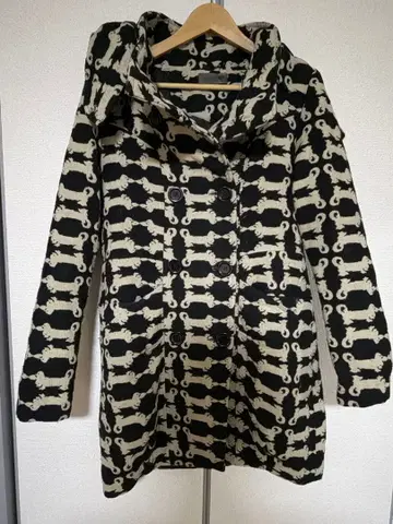 numph 닥스훈트 디자인 롱 코트