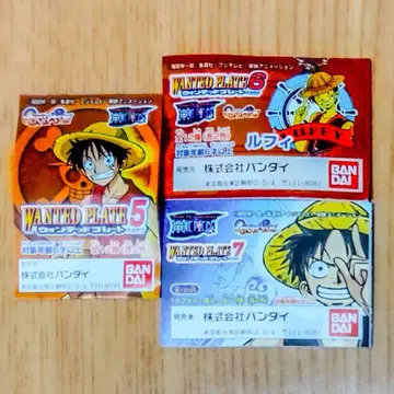 원피스 원티드 플레이트 5, 6, 7 건메탈릭 총 36종 묶음 판매