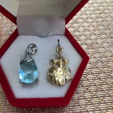 아쿠아 마린, 골드 컬러, 펜던트 헤드