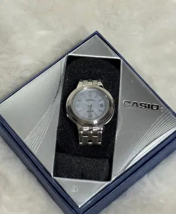 CASIO 아날로그 시계 4382 실버