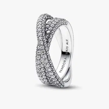 Pandora 파베 반지 사이즈 60 실버 925