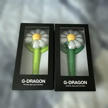 G-DRAGON 지용 공식 미니 응원봉 키링 키홀더 2색 세트