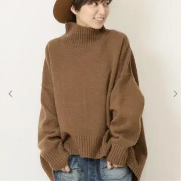 CINOH 듀에미 클래스 울 더트 넥 풀오버